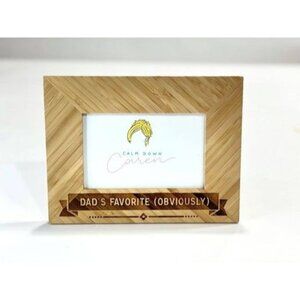 Dads Favorite Obviously Bamboo Picture Frame